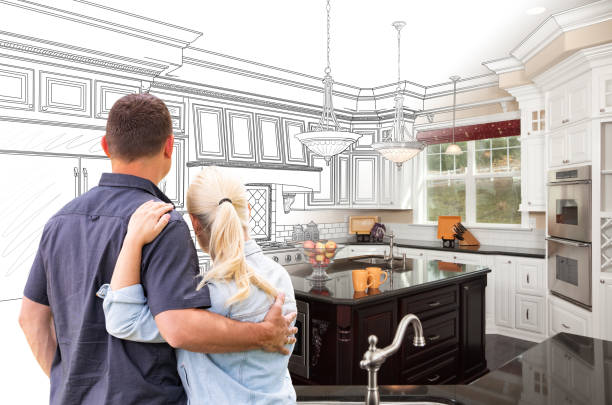 Professional Kitchen Island Installation technician working in Cherry Hill, NJ